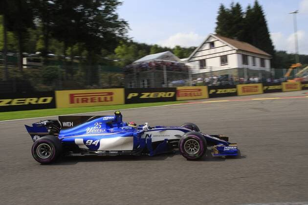 26.08.2017 - Qualifying, Pascal Wehrlein (GER) Sauber C36 Belgian Grand Prix, Spa-Francorchamps 24 - 27 August 2017 26.08.2017 - Qualifying, Pascal Wehrlein (GER) Sauber C36 