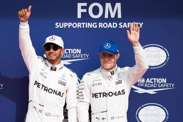 Lewis Hamilton;Valtteri Bottas; Mercedes Grand Prix, formula 1 GP, Belgien in Spa, 26.08.2017 Photo:mspb Alonso Lewis Hamilton; Valtteri Bottas; Formel 1 GP, Belgien