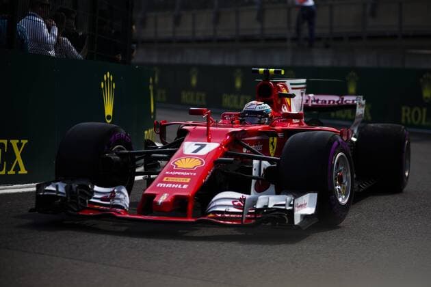 August 26, 2017 - Spa, Belgium - 07 RAIKKONEN Kimi from Finland of scuderia Ferrari during the Qualifying of Formula One Belgian Grand Prix at Circuit de Spa-Francorchamps on August 25, 2017 in Spa, Belgium. F1 Grand Prix of Belgium - Qualifying  - ZUMAn230 20170826_zaa_n230_130 Copyright: xXavierxBonillax