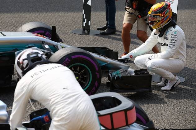 26.08.2017 - Qualifying, Lewis Hamilton (GBR) Mercedes AMG F1 W08 pole position Belgian Grand Prix, Spa-Francorchamps 24 - 27 August 2017 26.08.2017 - Qualifying, Lewis Hamilton (GBR) Mercedes AMG F1 W08 pole position 
