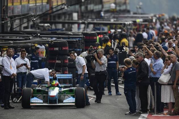 Mick Schumacher, son of former F1 champion Michael Schumacher pictured during the Spa-Francorchamps Formula One Grand Prix of Belgium race, in Spa-Francorchamps, Sunday 27 August 2017. NICOLASxLAMBERT  x05153036x