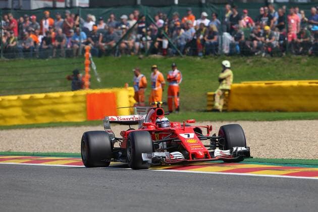 27.08.2017 - Race, Kimi Raikkonen (FIN) Scuderia Ferrari SF70H Belgian Grand Prix, Spa-Francorchamps 24 - 27 August 2017 27.08.2017 - Race, Kimi Raikkonen (FIN) Scuderia Ferrari SF70H 