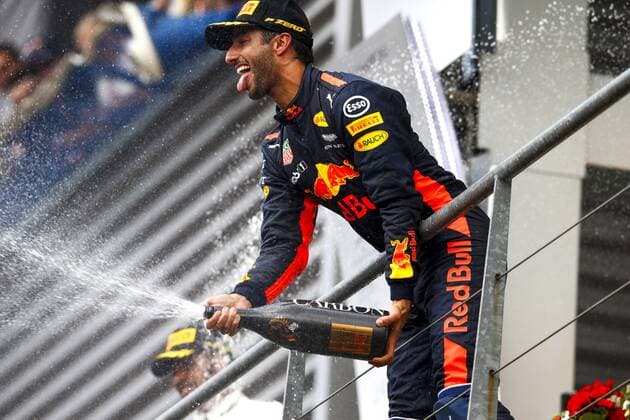 Motorsports: FIA Formula One World Championship WM Weltmeisterschaft 2017, Grand Prix of Belgium, 3 Daniel Ricciardo (AUS, Red Bull Racing), Spa-Francorchamps Belgium xHOCHxZWEIx