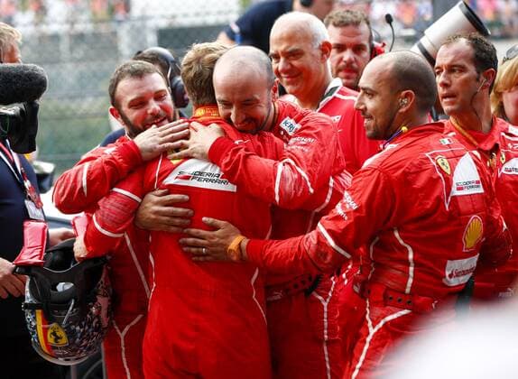 Motorsports: FIA Formula One World Championship WM Weltmeisterschaft 2017, Grand Prix of Belgium, 5 Sebastian Vettel (GER, Scuderia Ferrari), Spa-Francorchamps Belgium xHOCHxZWEIx