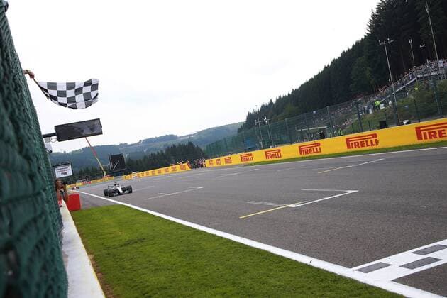 27.08.2017 - Race, Lewis Hamilton (GBR) Mercedes AMG F1 W08 race winner Belgian Grand Prix, Spa-Francorchamps 24 - 27 August 2017 27.08.2017 - Race, Lewis Hamilton (GBR) Mercedes AMG F1 W08 race winner 