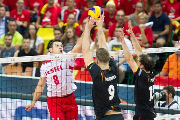KATOWICE 27.08.2017 SIATKOWKA CEV MISTRZOSTWA EUROPY W PILCE SIATKOWEJ MEZCZYZN LOTTO EUROVOLLEY POLAND 2017 CEV VOLLEYBALL European Championship EM Europameisterschaft MEN BELGIUM - TURKEY BELGIA - TURCJA NZ. BURUTAY SUBASI (TUR) FOT. MICHAL CHWIEDUK FOKUSMEDIA.COM.PL NEWSPIX.PL --- Newspix.pl  170827CHW075