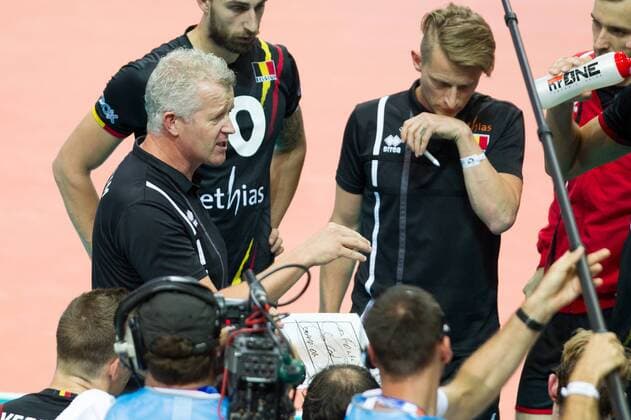 KATOWICE 27.08.2017 SIATKOWKA CEV MISTRZOSTWA EUROPY W PILCE SIATKOWEJ MEZCZYZN LOTTO EUROVOLLEY POLAND 2017 CEV VOLLEYBALL European Championship EM Europameisterschaft MEN BELGIUM - TURKEY BELGIA - TURCJA NZ. VITAL HEYNEN TRENER HEAD COACH (BEL) FOT. MICHAL CHWIEDUK FOKUSMEDIA.COM.PL NEWSPIX.PL --- Newspix.pl  170827CHW079