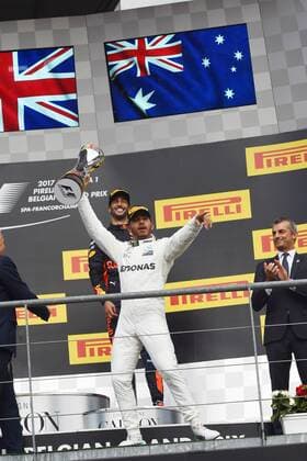 Lewis Hamilton (GB 44), Mercedes AMG Petronas Motorsport, Grosser Preis von Belgien 2017, Rennen, Motorsport, Formel 1, 27.08.2017, Spa-Francorchamps Copyright: xEIBNER JERRYxANDREx EP_JAE