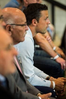 GER, Dortmund, Deutsches Fussballmuseum, Saisoneröffnung Allianz Frauen-Bundesliga, 28.08.2017, Deutsches Fussballmuseum , Dortmund, GER, Dortmund, Deutsches Fussballmuseum, Saisoneröffnung Allianz Frauen-Bundesliga, , im Bild picture shows Daniel Kraus (Trainer SGS Essen), nordphotox xRauch nph00251