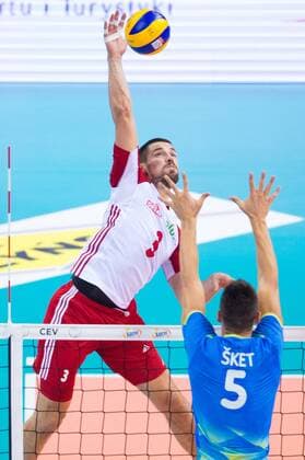 2017.08.30 Krakow Siatkowka mezczyzn Lotto Mistrzostwa Europy 2017 Polska - Slowenia N z Dawid Konarski of Poland Foto Lukasz Laskowski PressFocus 2017.08.30 Szczecin European Men s Volleyball Championships 2017 Poland vs. Slovenia Dawid Konarski of Poland Credit: Lukasz Laskowski PressFocus NEWSPIX.PL --- Newspix.pl  20170830_LUK_123