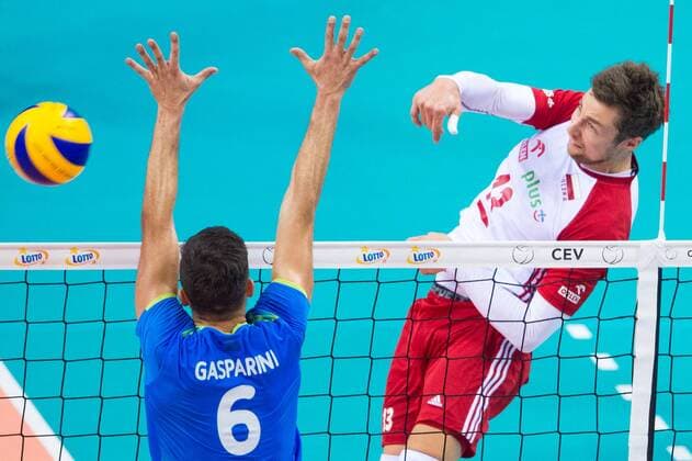 2017.08.30 Krakow Siatkowka mezczyzn Lotto Mistrzostwa Europy 2017 Polska - Slowenia N z Michal Kubiak of Poland Foto Lukasz Laskowski PressFocus 2017.08.30 Szczecin European Men s Volleyball Championships 2017 Poland vs. Slovenia Michal Kubiak of Poland Credit: Lukasz Laskowski PressFocus NEWSPIX.PL --- Newspix.pl  20170830_LUK_133