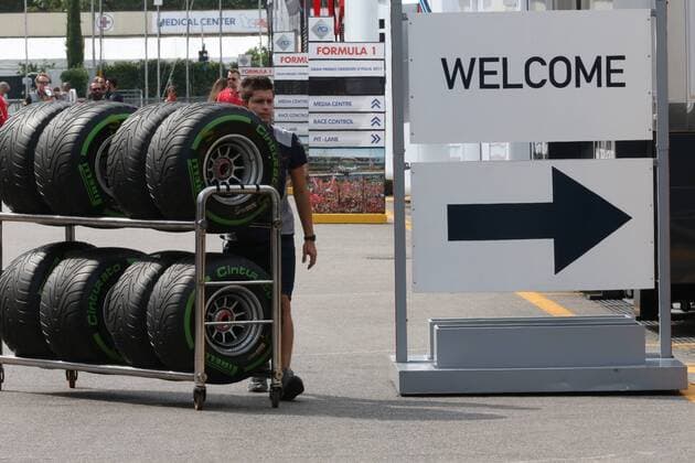 Italian Grand Prix, Monza 31 August - 03 September 2017 31.08.2017- Tires 