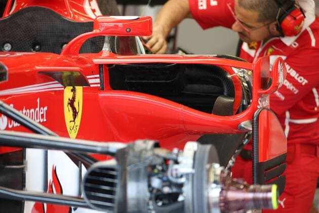 Italian Grand Prix, Monza 31 August - 03 September 2017 31.08.2017- Scuderia Ferrari SF70H Tech Detail 