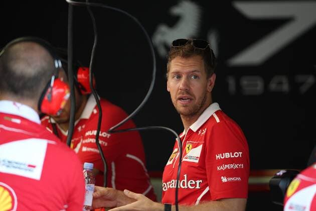 Italian Grand Prix, Monza 31 August - 03 September 2017 31.08.2017- Sebastian Vettel (GER) Scuderia Ferrari SF70H 