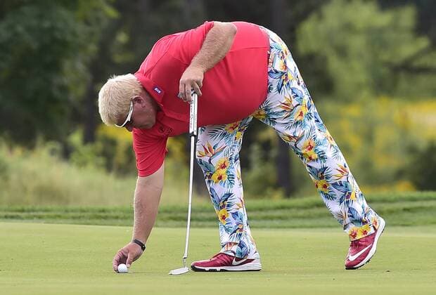 US golf player John Daly attends the D+D REAL Czech Masters tournament within the European Tour in Vysoky Ujezd, Czech Republic, on August 31, 2017. (CTKxPhoto RomanxVondrous) CTKPhotoP201708310843501  vnd 3