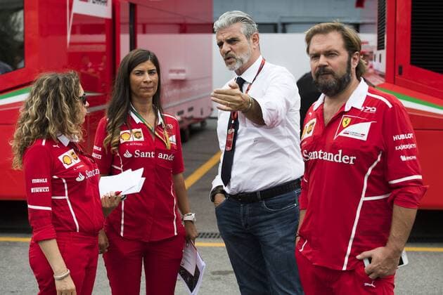 Motorsports: FIA Formula One World Championship WM Weltmeisterschaft 2017, Grand Prix of Italy, Maurizio Arrivabene (ITA, Scuderia Ferrari), Monza Italy xHOCHxZWEIx