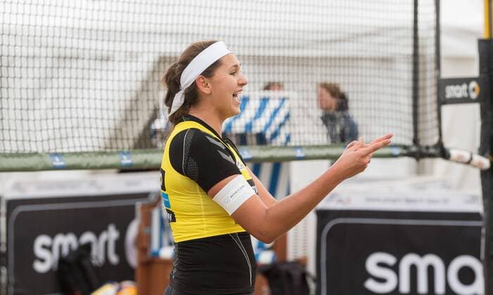 Deutsche smart Beach-Volleyball Meisterschaften Timmendorfer-Strand am 31.08.2017 Nadja Glenzke (Hamburger SV); Deutsche smart Beach-Volleyball Meisterschaften am 31.08.2017, Ahmann-Hager-Arena, Timmendorfer-Strand. xPWx