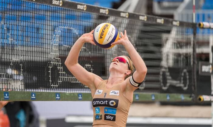 Deutsche smart Beach-Volleyball Meisterschaften Timmendorfer-Strand am 31.08.2017 Julia Sude (VfB Friedrichshafen); Deutsche smart Beach-Volleyball Meisterschaften am 31.08.2017, Ahmann-Hager-Arena, Timmendorfer-Strand. xPWx