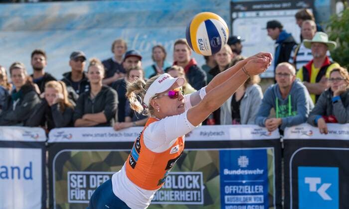 Deutsche smart Beach-Volleyball Meisterschaften Timmendorfer-Strand am 31.08.2017 Karla Borger (TuS Haltern am See); Deutsche smart Beach-Volleyball Meisterschaften am 31.08.2017, Ahmann-Hager-Arena, Timmendorfer-Strand. xPWx