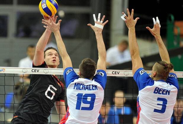 2017.08.31 Katowice Siatkowka mezczyzn Lotto Mistrzostwa Europy 2017 Lotto Eurovolley 2017 Niemcy - Czechy N z Kaliberda Denys of Germany Foto Rafal Rusek PressFocus NEWSPIX.PL 2017.08.31 Katowice European Men s Volleyball Championships 2017 Germany - Czech Republic Kaliberda Denys of Germany Credit: Rafal Rusek PressFocus --- Newspix.pl  20170831PF_RR061