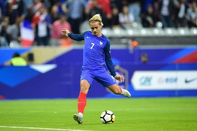 but d Antoine Griezmann (France) FOOTBALL : France vs Pays Bas - Paris - 31 08 2017 JBAutissier Panoramic 