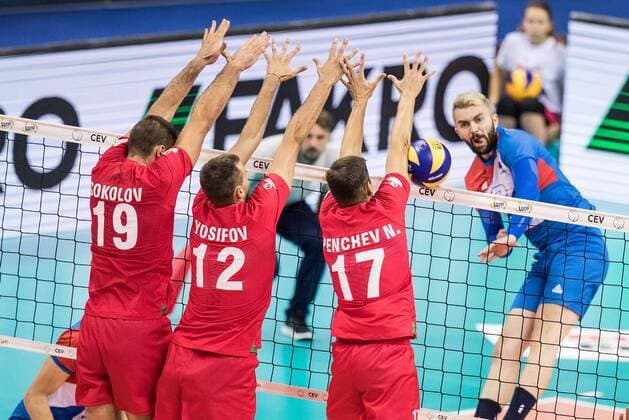 Volleyball EM, Serbien - Bulgarien 2017.08.31 KRAKOW CEV MISTRZOSTWA EUROPY W PILCE SIATKOWEJ MEZCZYZN LOTTO EUROVOLLEY POLAND 2017 SERBIA - BULGARIA NZ FOT MICHAL STAWOWIAK FOKUSMEDIA NEWSPIX.PL --- Newspix.pl  170831MIS609