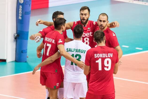 Volleyball EM, Serbien - Bulgarien 2017.08.31 KRAKOW CEV MISTRZOSTWA EUROPY W PILCE SIATKOWEJ MEZCZYZN LOTTO EUROVOLLEY POLAND 2017 SERBIA - BULGARIA NZ RADOSC BULGARIA FOT MICHAL STAWOWIAK FOKUSMEDIA NEWSPIX.PL --- Newspix.pl  170831MIS613