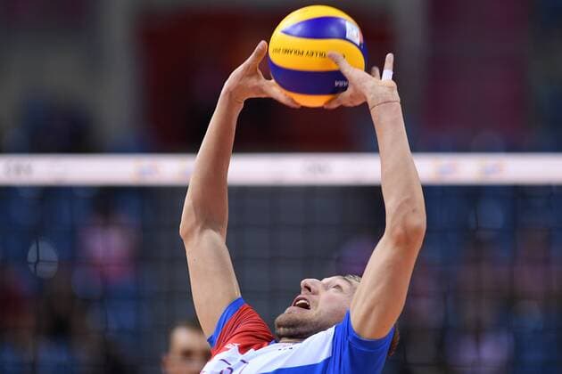 Volleyball EM, Serbien - Bulgarien 2017.08.31 Krakow Siatkowka , Mistrzostwa Europy mezczyzn 2017 , LOTTO Eurovolley Poland 2017 Serbia - Bulgaria N z Nikola Jovovic of Serbia Foto Krzysztof Porebski PressFocus NEWSPIX.PL 2017.08.31 Krakow Volleyball , CEV Volleyball European Championship EM Europameisterschaft - Men , LOTTO Eurovolley Poland 2017 Serbia - Bulgaria Nikola Jovovic of Serbia Credit: Krzysztof Porebski PressFocus --- Newspix.pl  20170831PF_KP295