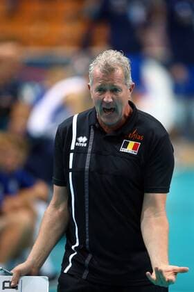 Katowice , Hala Spodek 31.08.2017 siatkowka Mistrzostwa Europy CEV 2017 Cwiercfinal 1 4 finalu Belgia - Wlochy NZ trener , head coach BELGIUM , Vital Heynen FOT Michal Nowak Newspix.pl Katowice , Spodek s Hall 31.08.2017 sport volleyball 2017 CEV Volleyball European Championship EM Europameisterschaft - Men Quarter-final 1 4 Italy - Belgium photo by Michal Nowak Newspix.pl --- Newspix.pl  170831MIN105
