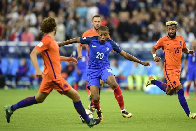 Kylian Mbappe (France) FOOTBALL : France vs Pays Bas - Paris - 31 08 2017 JBAutissier Panoramic 