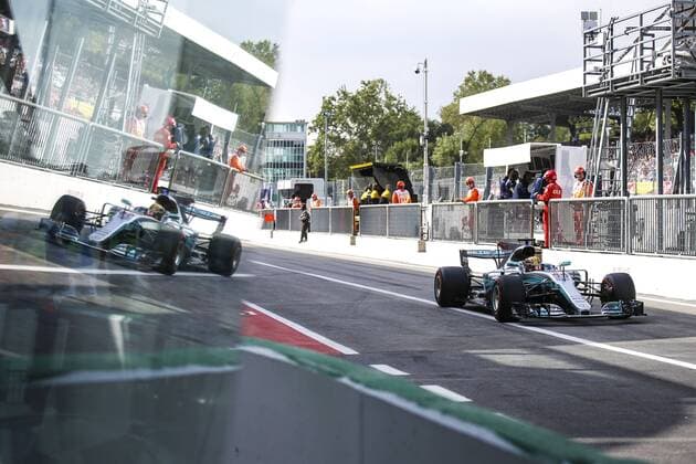 Motorsports: FIA Formula One World Championship WM Weltmeisterschaft 2017, Grand Prix of Italy, 44 Lewis Hamilton (GBR, Mercedes AMG Petronas F1 Team), Monza Italy xHOCHxZWEIx