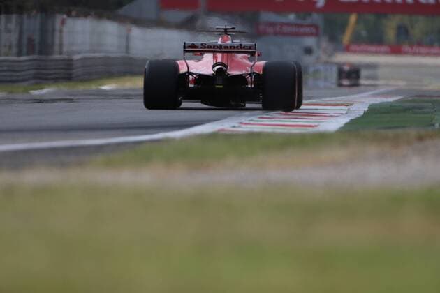 01.09.2017- Free Practice 1, Sebastian Vettel (GER) Scuderia Ferrari SF70H Italian Grand Prix, Monza 31 August - 03 September 2017 01.09.2017- Free Practice 1, Sebastian Vettel (GER) Scuderia Ferrari SF70H 