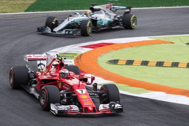 Motorsports: FIA Formula One World Championship WM Weltmeisterschaft 2017, Grand Prix of Italy, 7 Kimi Raikkonen (FIN, Scuderia Ferrari), Monza Italy xHOCHxZWEIx