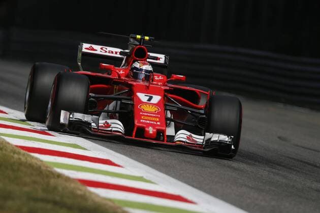 Kimi Raikkonen of Finland and Scuderia Ferrari during the Formula 1 Grand Prix of Italy at the Autodromo di Monza, Monza, Italy on 1 September 2017. Copyright: xJamesxGasperottix 16380043