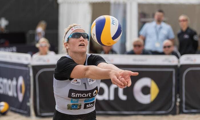Deutsche smart Beach-Volleyball Meisterschaften Timmendorfer-Strand am 01.09.2017 Isabel Schneider (Hamburger SV); Deutsche smart Beach-Volleyball Meisterschaften am 01.09.2017, Ahmann-Hager-Arena, Timmendorfer-Strand. xPWx