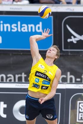 Nils Ehlers. Bergmann Harms vs Betzien Ehlers, Deutsche smart Beach-Volleyball Meisterschaften 2017, 01.09.17, 01.09.17 Timmendorfer Strand Schleswig-Holstein Germany Ahmann-Hager-Arena Copyright: xAgentur54Gradx xFelixxKoenigx