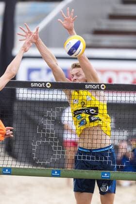 Nils Ehlers. Bergmann Harms vs Betzien Ehlers, Deutsche smart Beach-Volleyball Meisterschaften 2017, 01.09.17, 01.09.17 Timmendorfer Strand Schleswig-Holstein Germany Ahmann-Hager-Arena Copyright: xAgentur54Gradx xFelixxKoenigx
