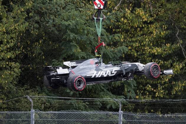 Motorsports: FIA Formula One World Championship WM Weltmeisterschaft 2017, Grand Prix of Italy, 20 Kevin Magnussen (DNK, Haas F1 Team), Monza Italy xHOCHxZWEIx