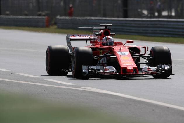 1st September 2017, Autodromo Nazionale Monza, Monza; Italian Grand Prix, Friday Free Practice; Sebastian Vettel - Scuderia Ferrari SF70H xOctanex  ActionPlus11924207