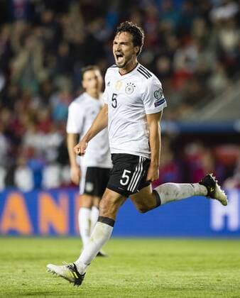 Bilder des Tages - SPORT Prag, 01.09.2017 Torjubel: Mats Hummels (Deutschland) Tschechien - Deutschland
