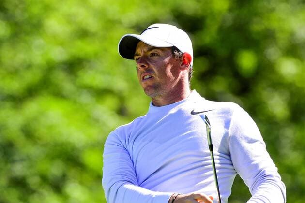 September 1, 2017 - Norton, Mass. - Rory McIlroy, of Northern Ireland, plays his shot from the eighth tee during the first round of the PGA Golf Herren Dell Technologies Championship held at the Tournament Players Club in Norton Massachusetts. CSM PGA 2017: Dell Technologies Championship SEP 01 - ZUMAc04_ 20170901_zaf_c04_017 Copyright: xEricxCanhax