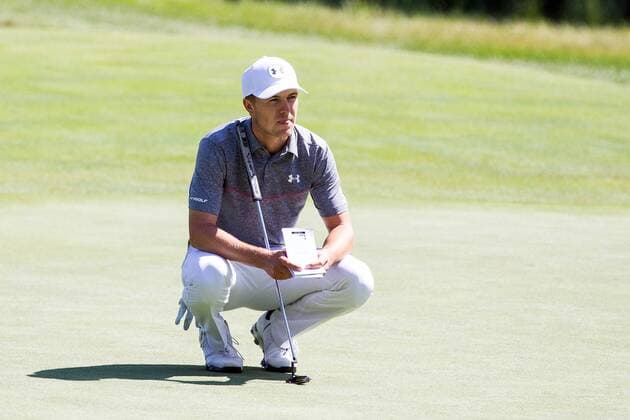 September 1, 2017; Norton, MA, USA; Jordan Spieth during the first round of the Dell Technologies Championship at TPC Boston. CSM PGA Golf Herren 2017: Dell Technologies Championship SEP 01 - ZUMAc04_ 20170901_zaf_c04_062 Copyright: xAnthonyxNesmithx