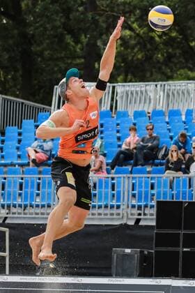 Timmendorfer Strand, 01. September 2017 Beachvolleyball, Smart Beach Tour, Deutsche Beachvolleyball-Meisterschaft 2017: Paul Becker