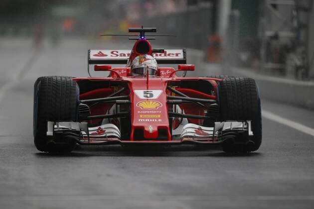 Sebastian Vettel of Germany and Scuderia Ferrari during the Formula 1 Grand Prix of Italy at the Autodromo di Monza, Monza, Italy on 2 September 2017. Copyright: xJamesxGasperottix 16380050