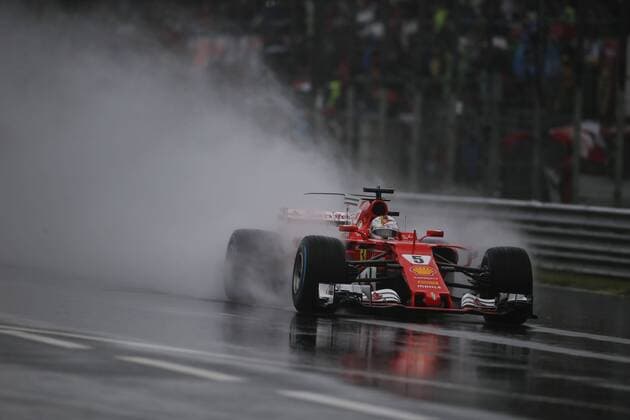 Sebastian Vettel of Germany and Scuderia Ferrari during the Formula 1 Grand Prix of Italy at the Autodromo di Monza, Monza, Italy on 2 September 2017. Copyright: xJamesxGasperottix 16380060