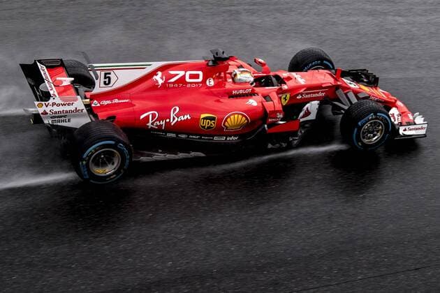 Motorsports: FIA Formula One World Championship WM Weltmeisterschaft 2017, Grand Prix of Italy, 5 Sebastian Vettel (GER, Scuderia Ferrari), Monza Italy xHOCHxZWEIx