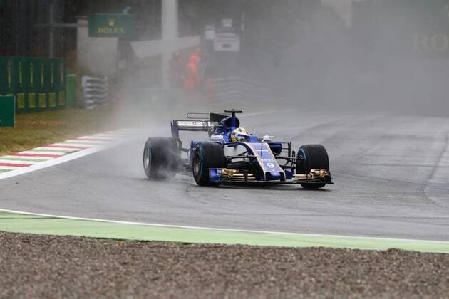 Marcus Ericsson (Sauber F1 Team) mit seinem Auto auf der Strecke, Grosser Preis von Italien 2017, Rennen, Motorsport, Formel 1, 02.09.2017, Monza Copyright: xNeisx Eibner-Pressefotox EP_ans