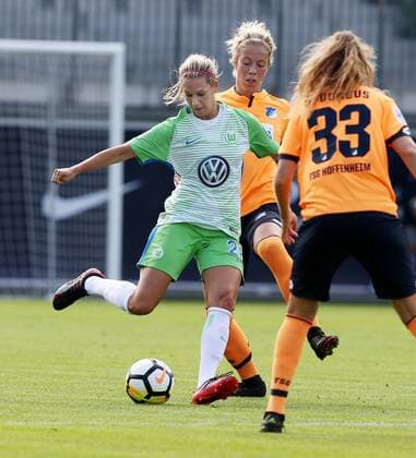 Lena Goessling (VfL Wolfsburg), Sharon Beck (Hoffenheim)