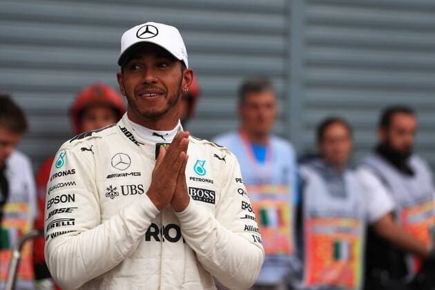 2nd September 2017, Autodromo Nazionale Monza, Monza; Italian Grand Prix, Saturday Qualifying Session; Lewis Hamilton - Mercedes AMG Petronas F1 W08 EQ Energy+ takes pole ahead of tomorrows race xOctanex  ActionPlus11924834