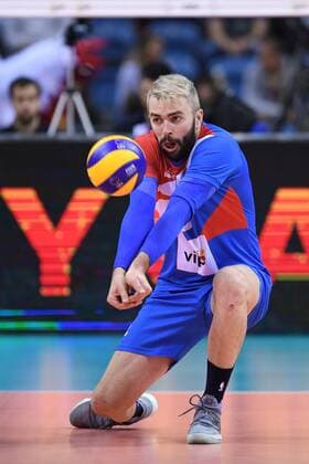 2017.09.02 Krakow Siatkowka , Mistrzostwa Europy mezczyzn 2017 , LOTTO Eurovolley Poland 2017 Serbia - Niemcy N z Uros Kovacevic of Serbia Foto Krzysztof Porebski PressFocus 2017.09.02 Krakow Volleyball , CEV Volleyball European Championship EM Europameisterschaft - Men , LOTTO Eurovolley Poland 2017 Serbia - Germany Uros Kovacevic of Serbia Credit: Krzysztof Porebski PressFocus NEWSPIX.PL --- Newspix.pl FRANCE OUT!  20170902PF_KP061